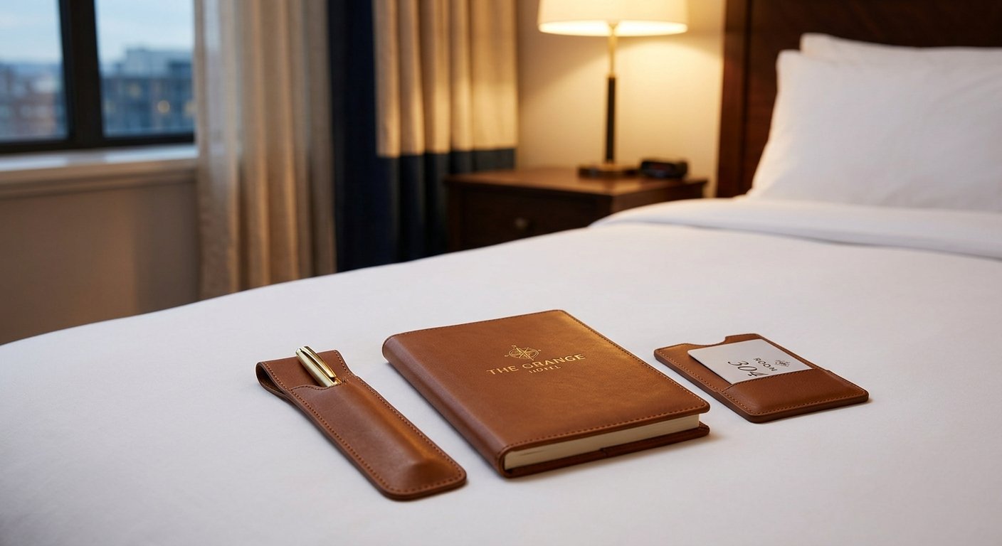 Hero Image: Hotel Leather Amenities