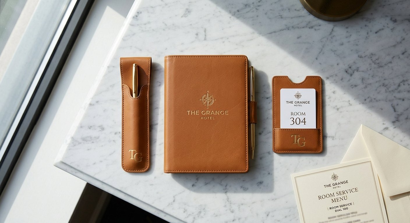 Hotel Leather Welcome Kit