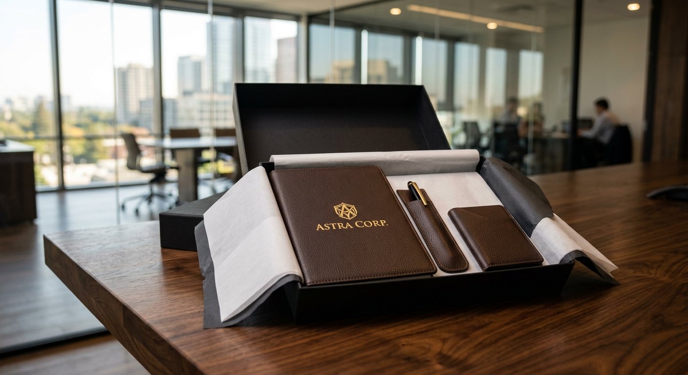 Hero Image: Custom Leather Corporate Gifts